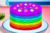 Готовим радужный торт Cooking Rainbow Cake
