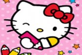 Раскрась по номерам с помощью Hello Kitty Color With Hello Kitty