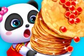 Вечеринка с едой для маленьких панд Baby Panda Food Party